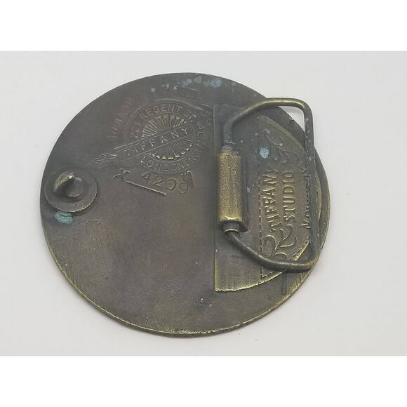 Vintage Adolph Coors & Co Brewery 1913 Brass Belt Buckle Native American Scout